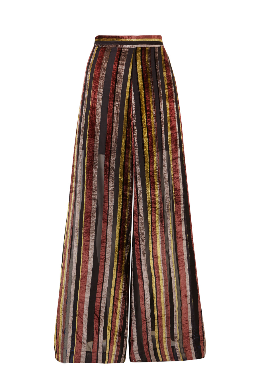 Pantalón de terciopelo multirayas