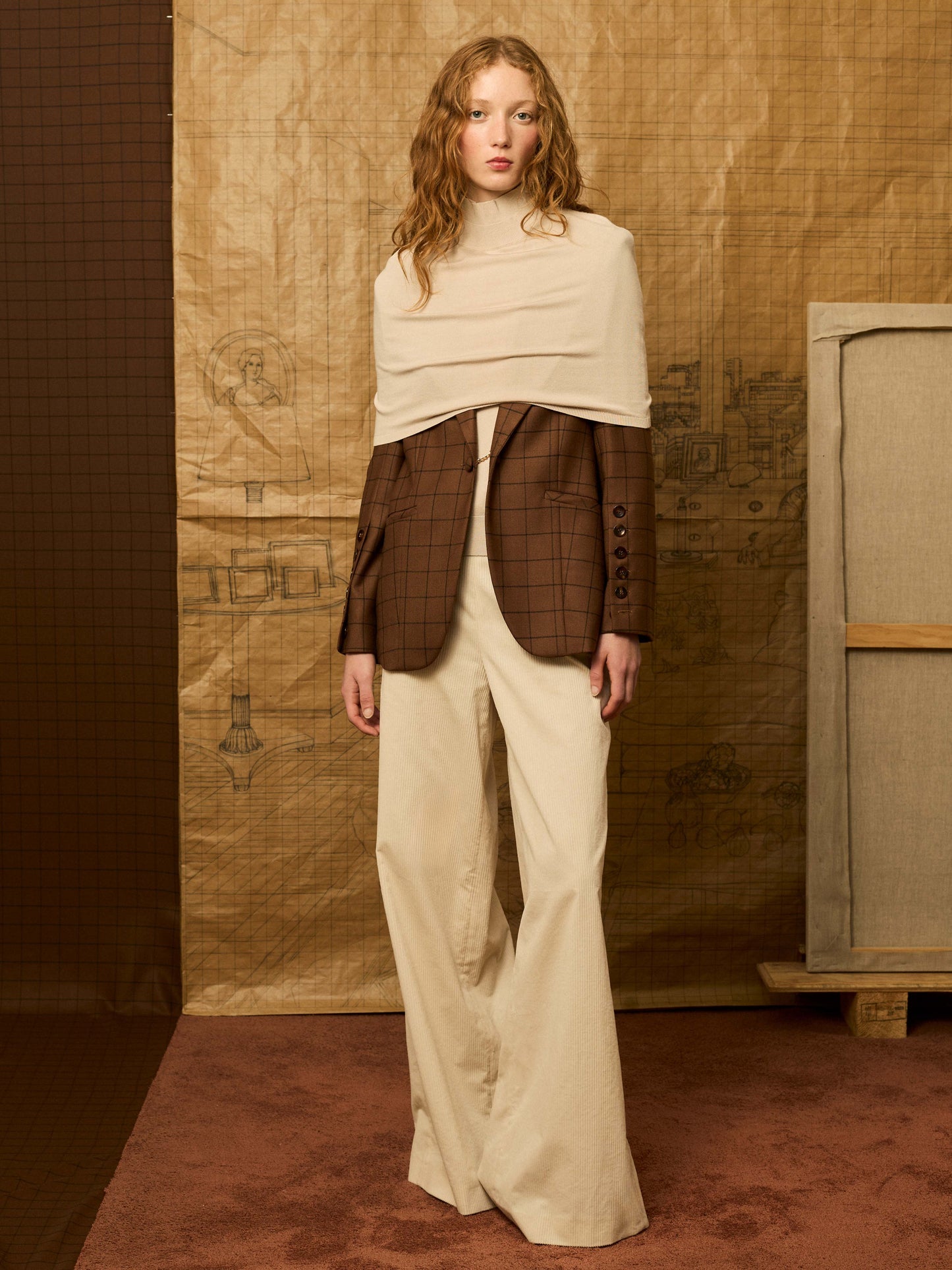 Jersey marfil con capita