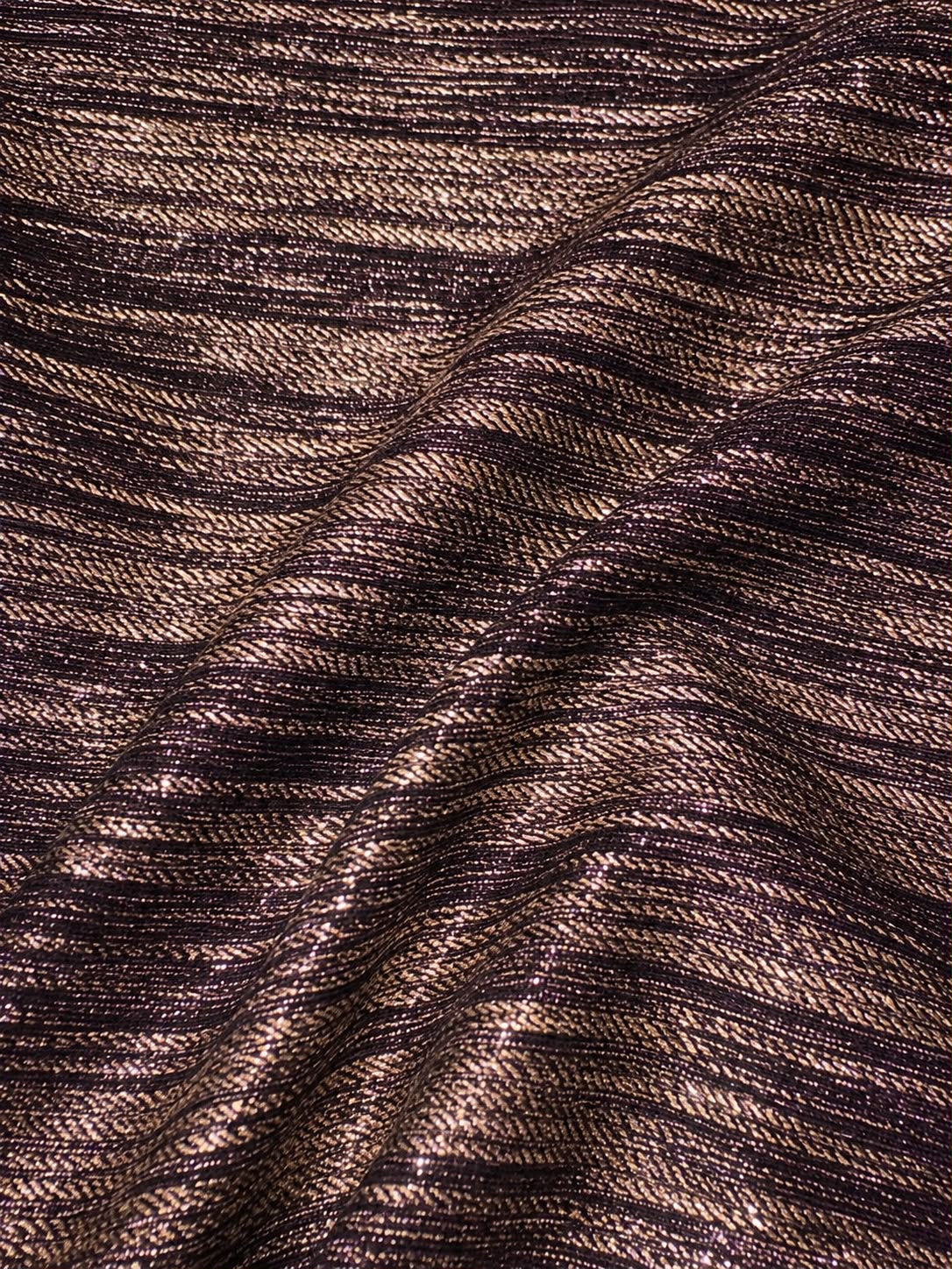 Falda violeta metalizada