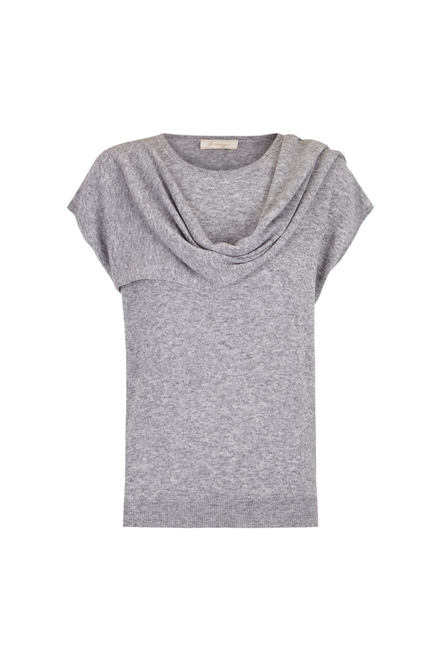 Top con lazada gris