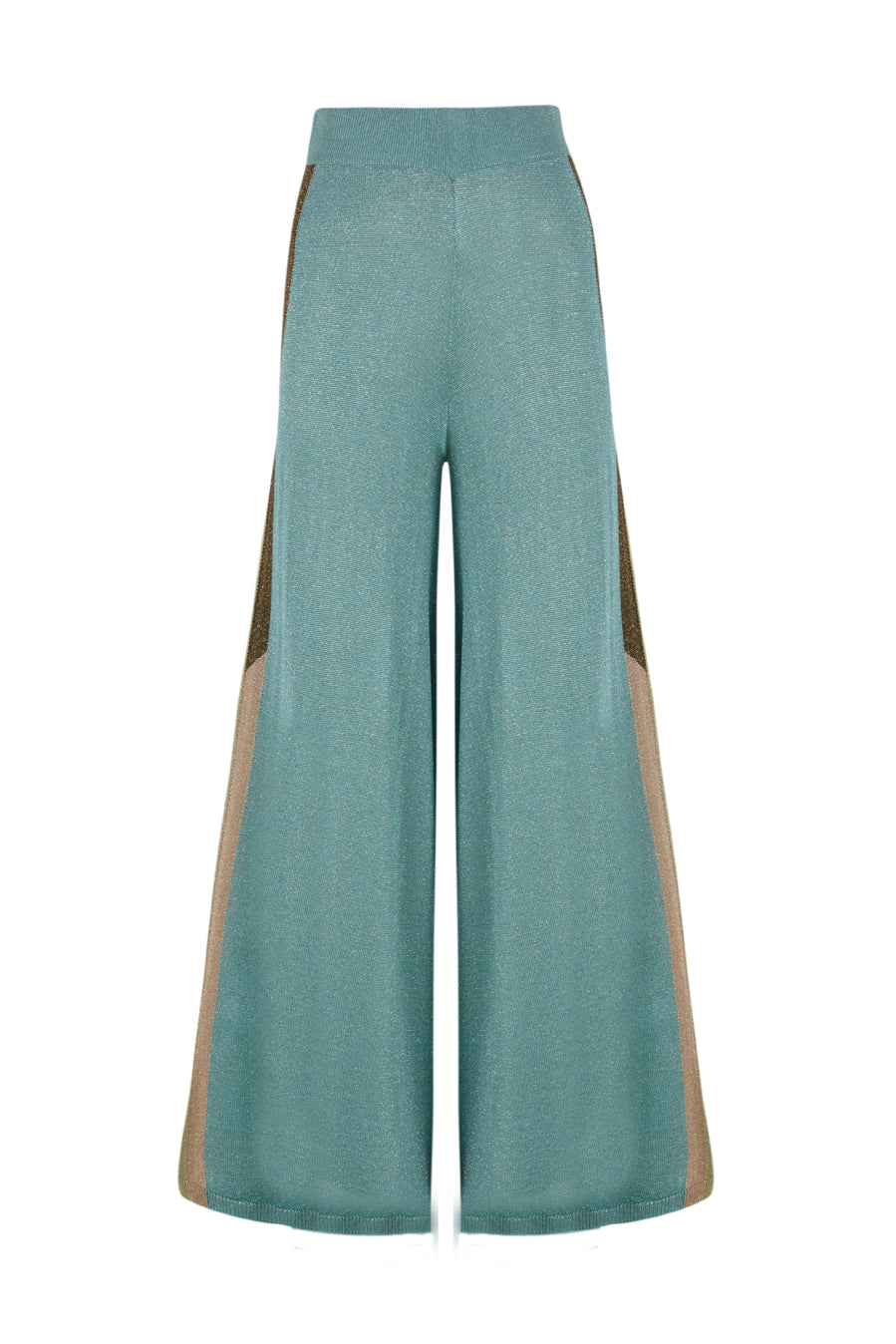 Pantalón lurex turquesa