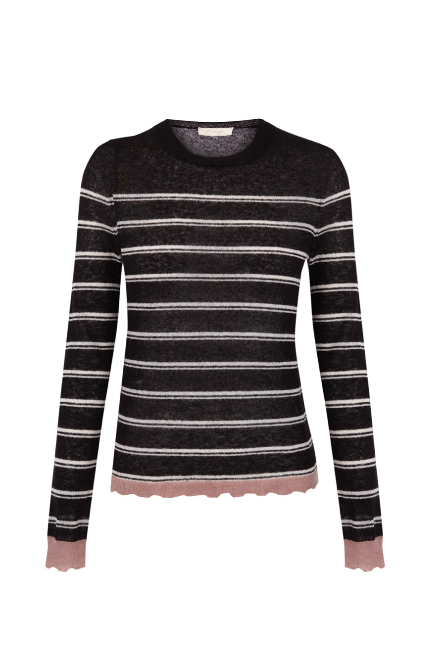 Jersey negro de rayas