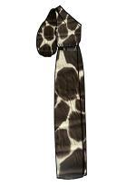 Vestido largo asimétrico en tonos verdes