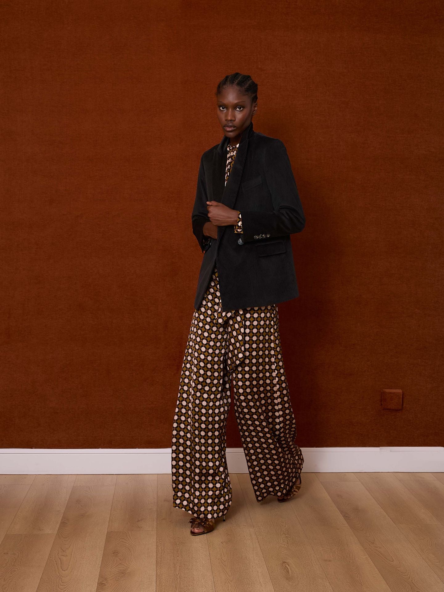 Blazer de pana negra