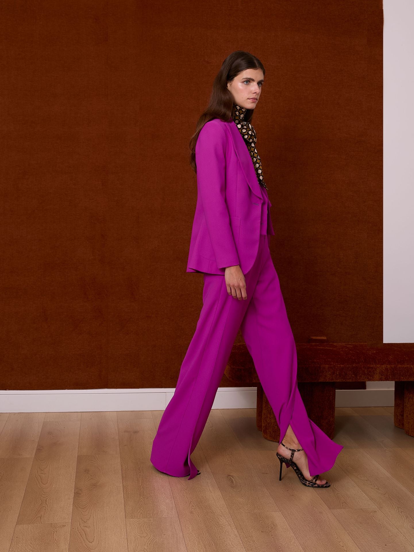 Pantalón crep buganvilla