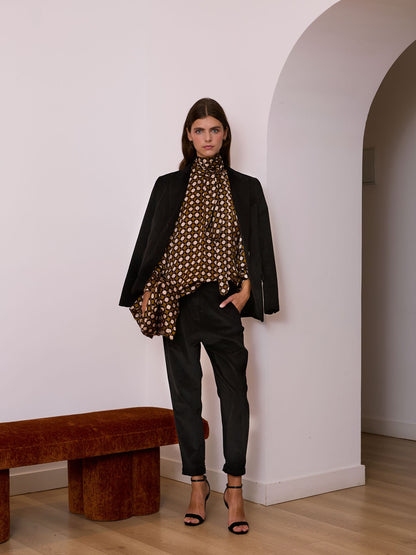 Blazer de pana negra