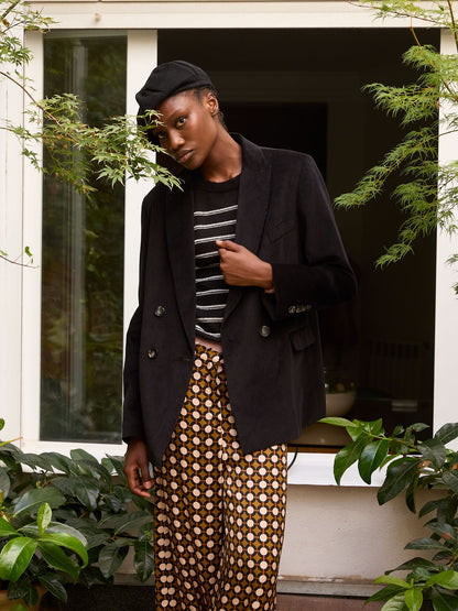 Blazer de pana negra