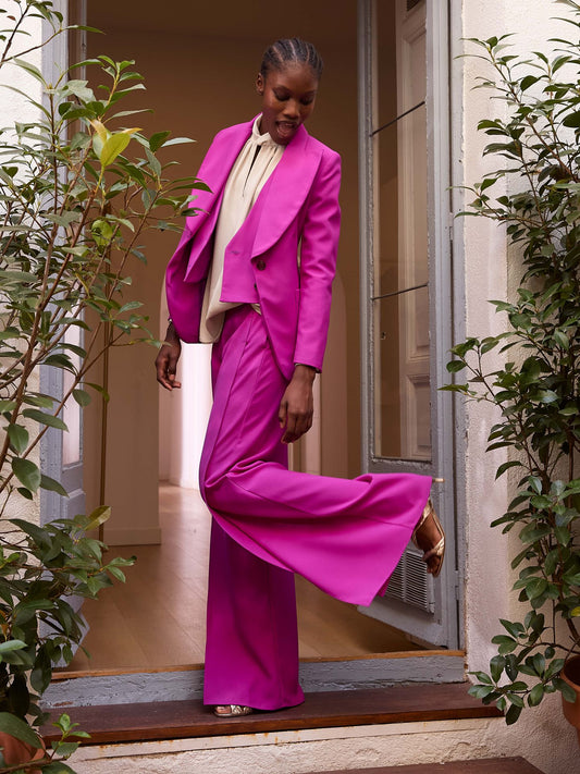 Pantalón crep buganvilla