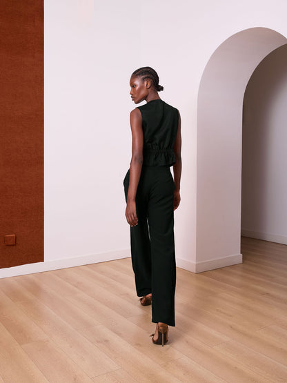 Pantalón crep negro