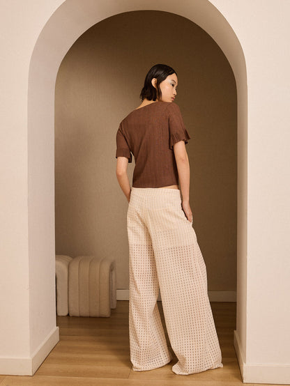 Jersey de pico marrón