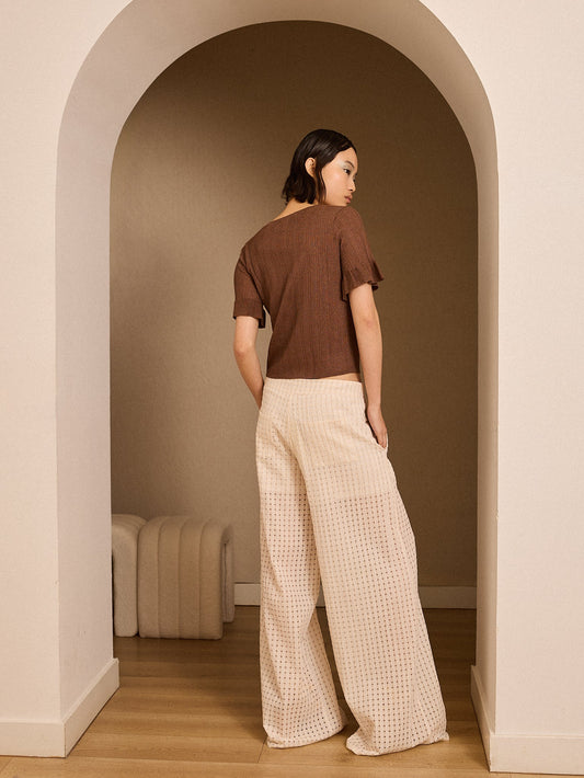 Jersey de pico marrón