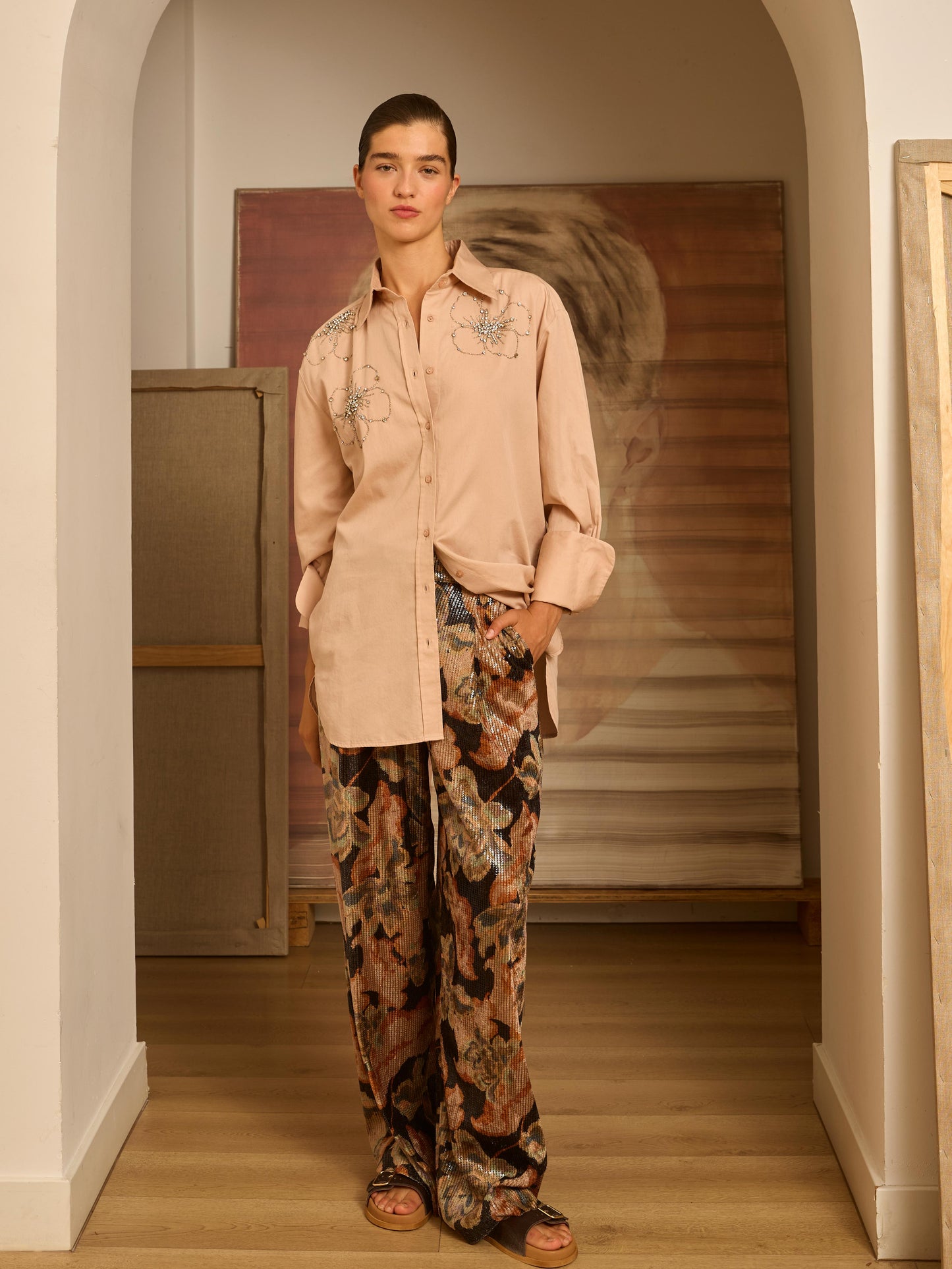 Pantalón de lentejuelas