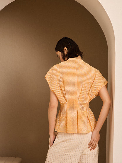 Blusa calada mandarina