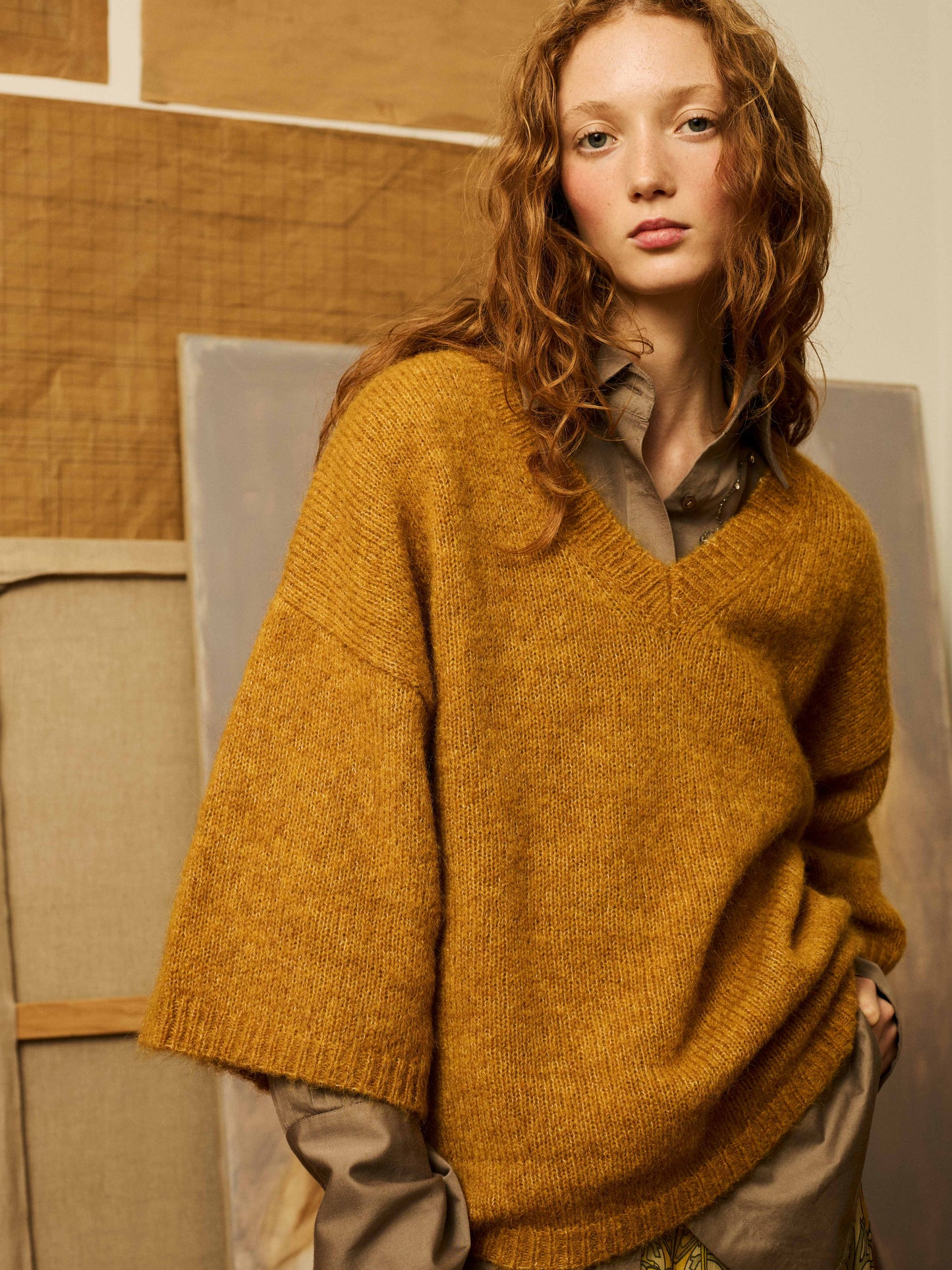 Jersey pico amarillo