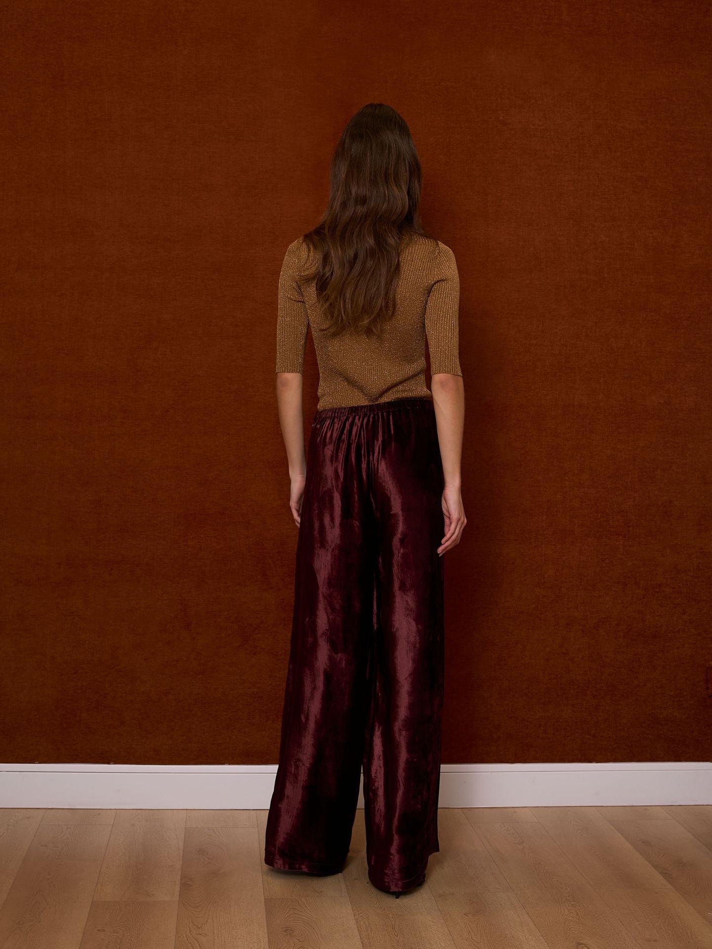 Pantalón de terciopelo marrón