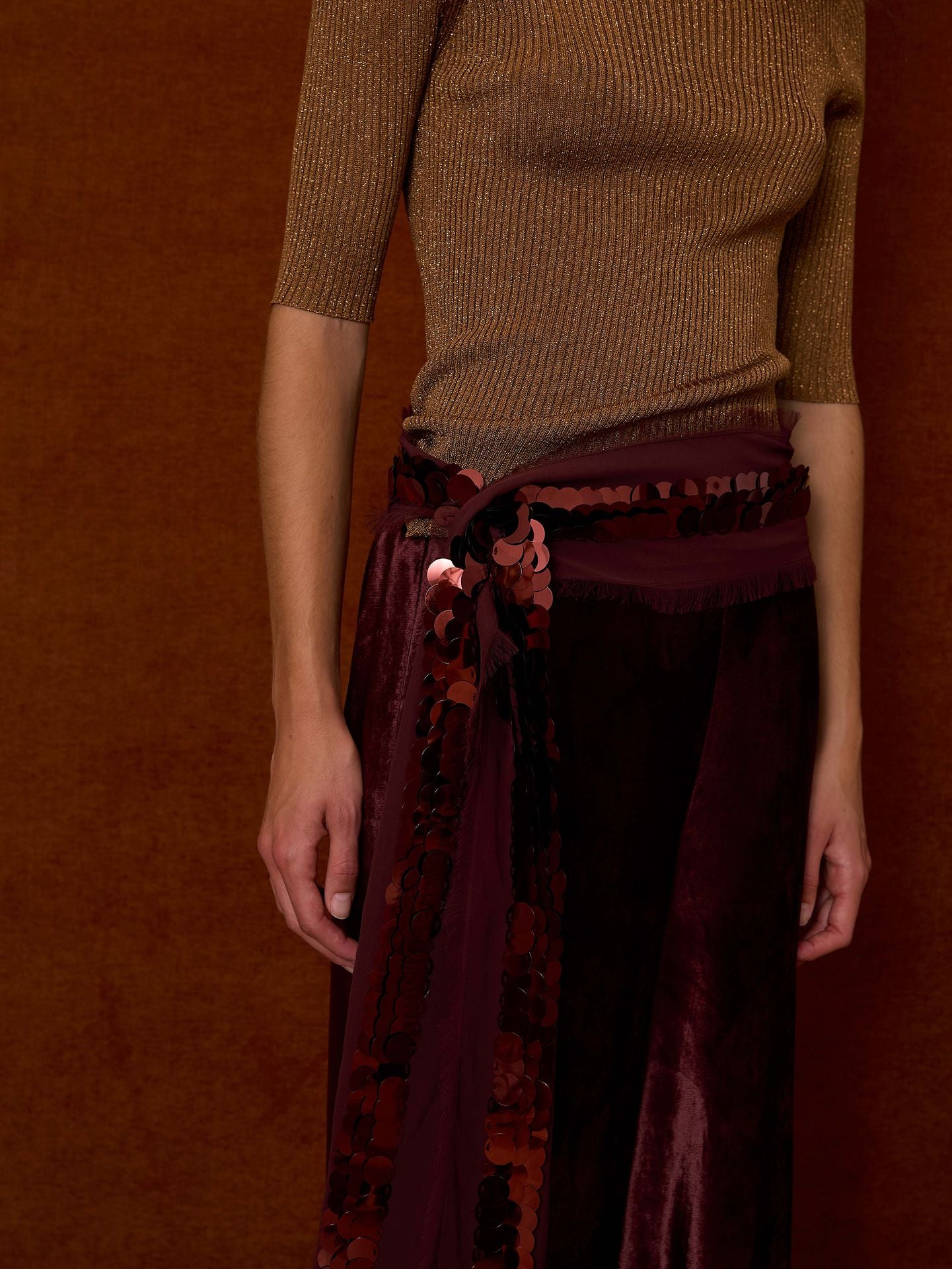 Pantalón de terciopelo marrón