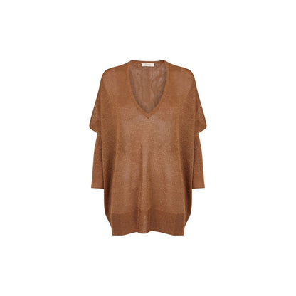 Jersey de lurex pico cobre