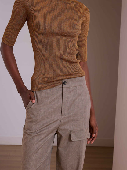 Pantalón globo príncipe de gales