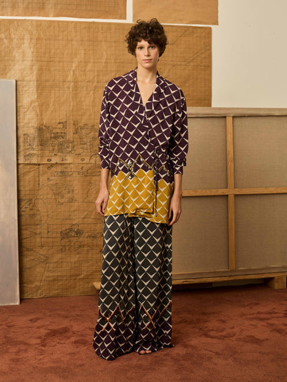 Blazer camisera greca granate