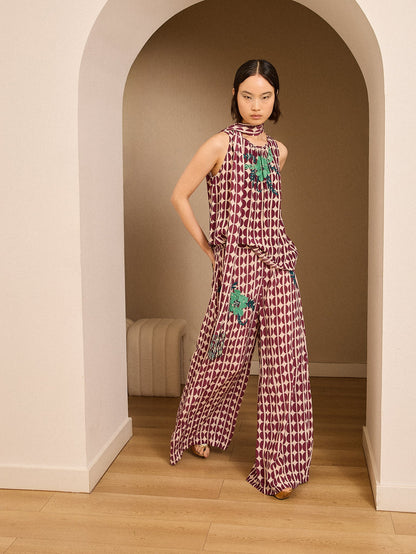 Blusa granos café granate