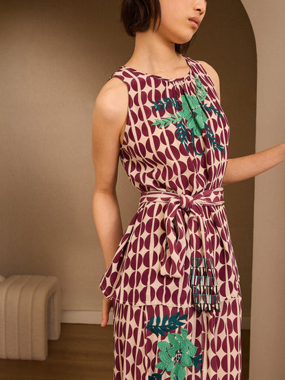 Blusa granos café granate