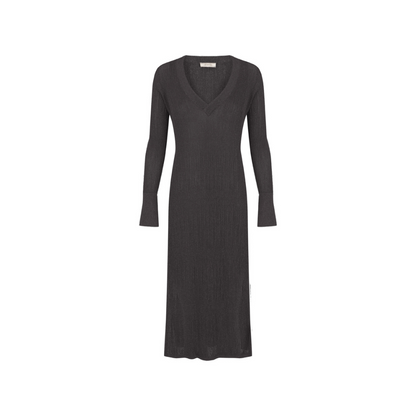 Jersey largo lurex plomo