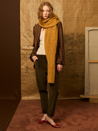 Pantlaón baggy de pana kaki