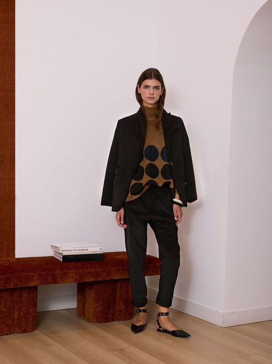 Blazer de pana negra