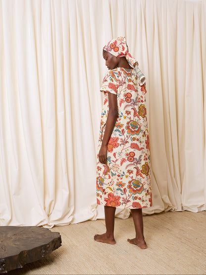 Vestido de flores con lentejuelas