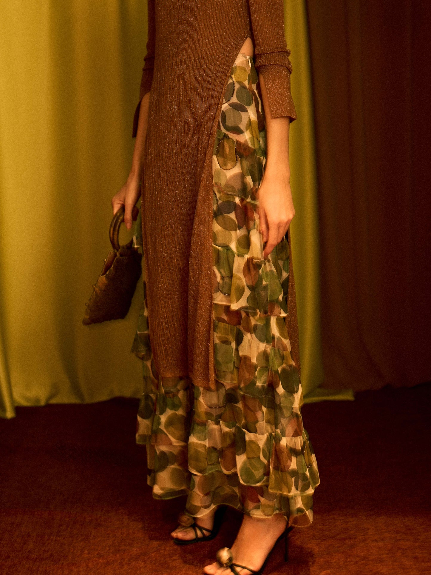 Falda de tul círculos