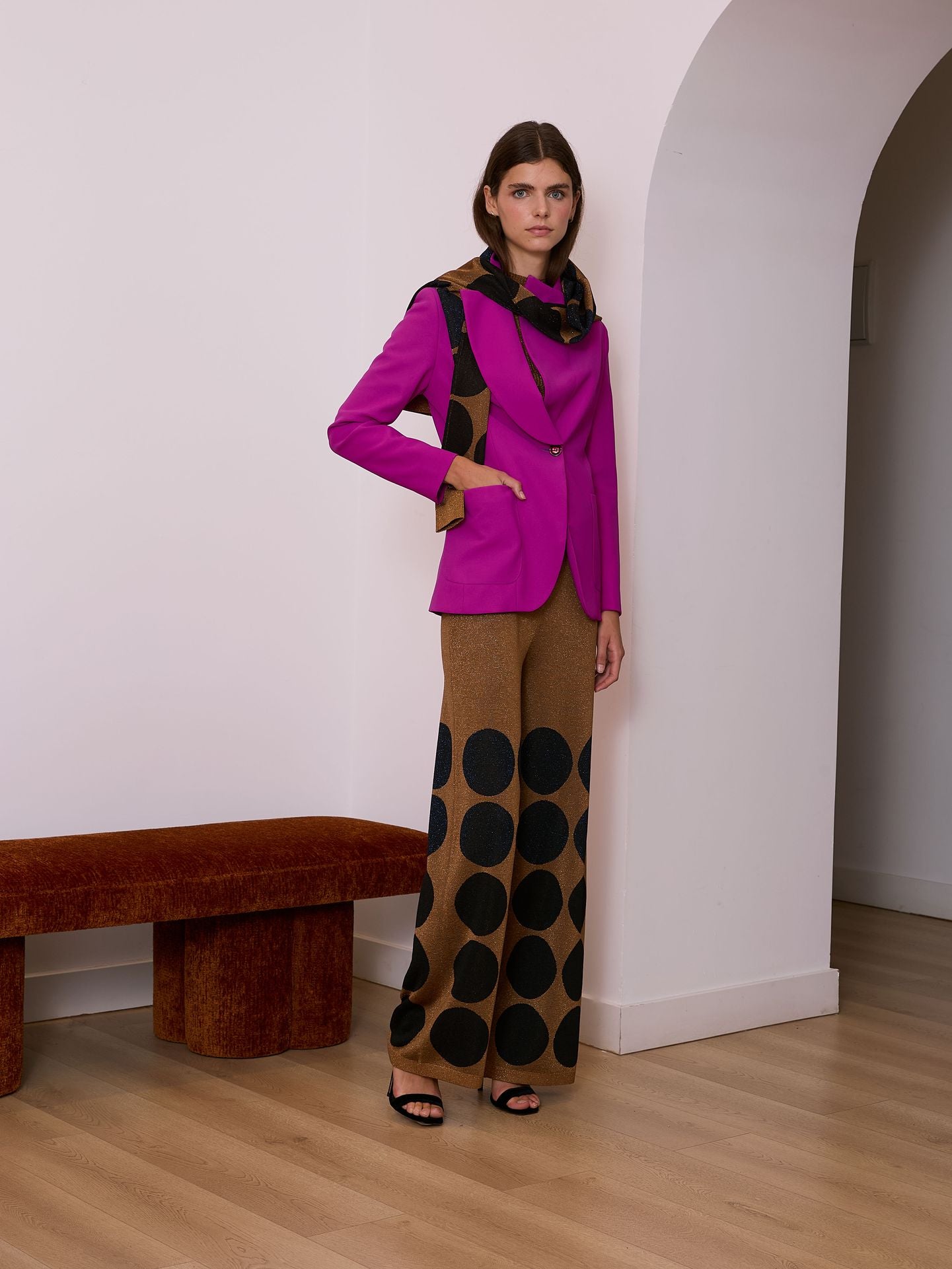 Blazer crep buganvilla