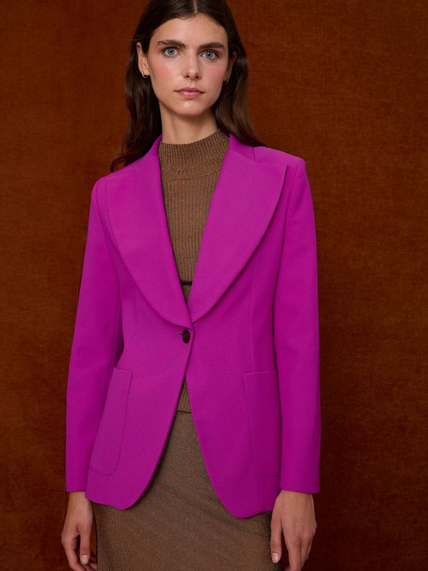 Blazer crep buganvilla