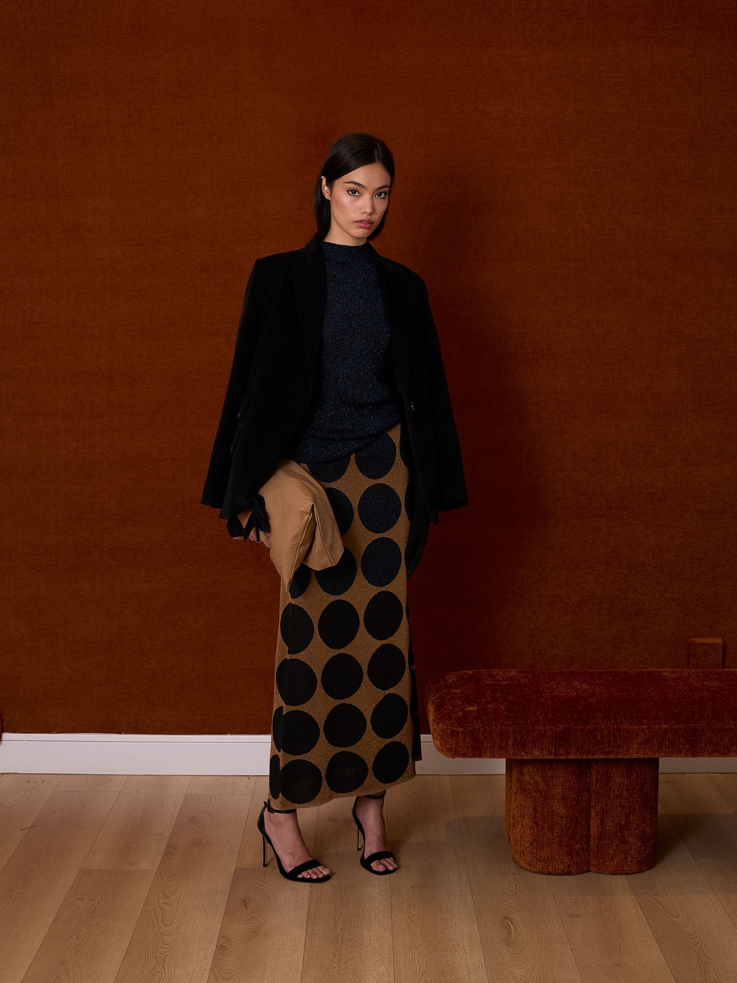 Blazer de pana negra