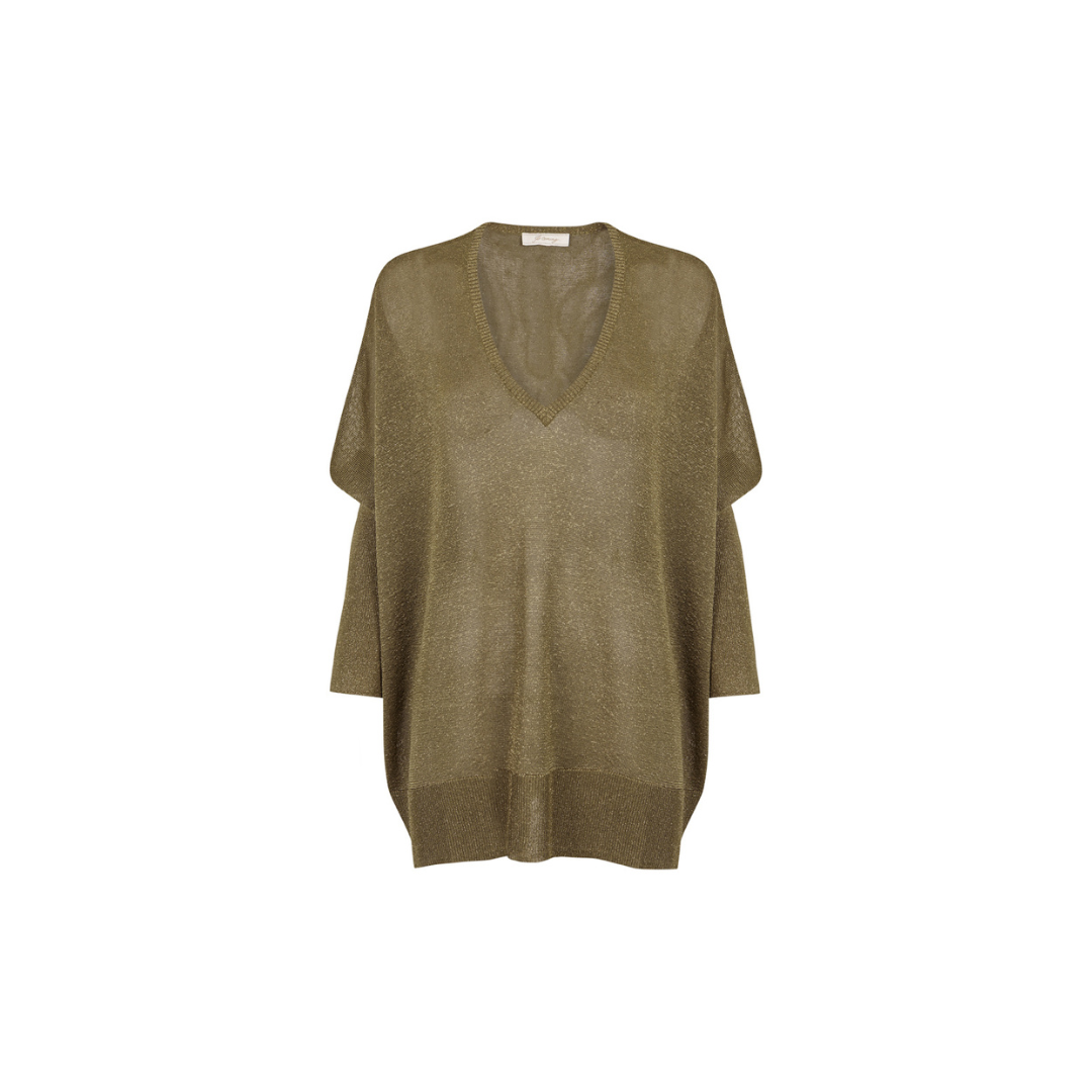 Jersey de lurex pico verde