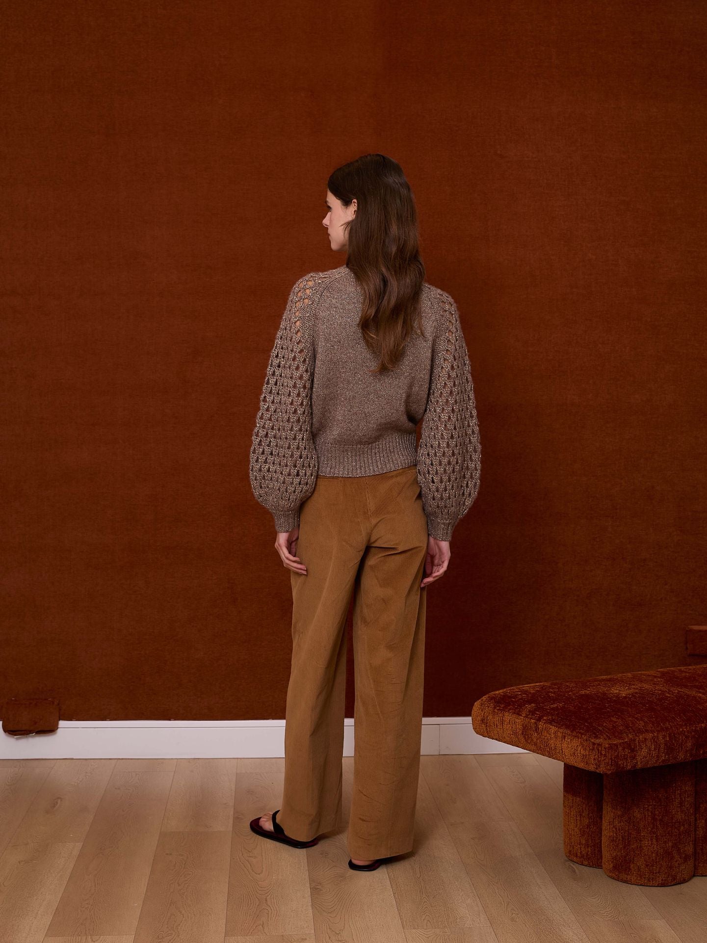 Jersey topo con las mangas caladas