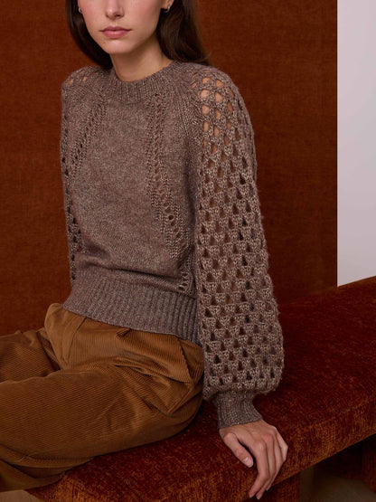 Jersey topo con las mangas caladas