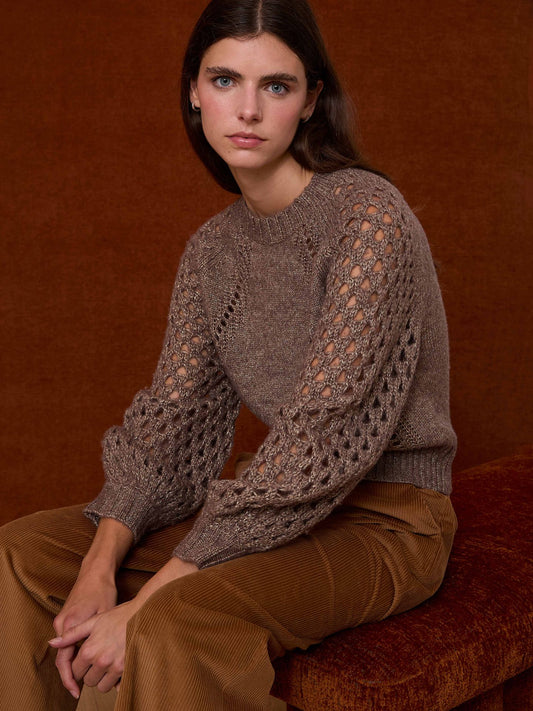 Jersey topo con las mangas caladas