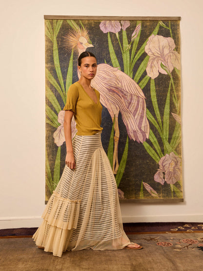 Jersey de pico verde oliva