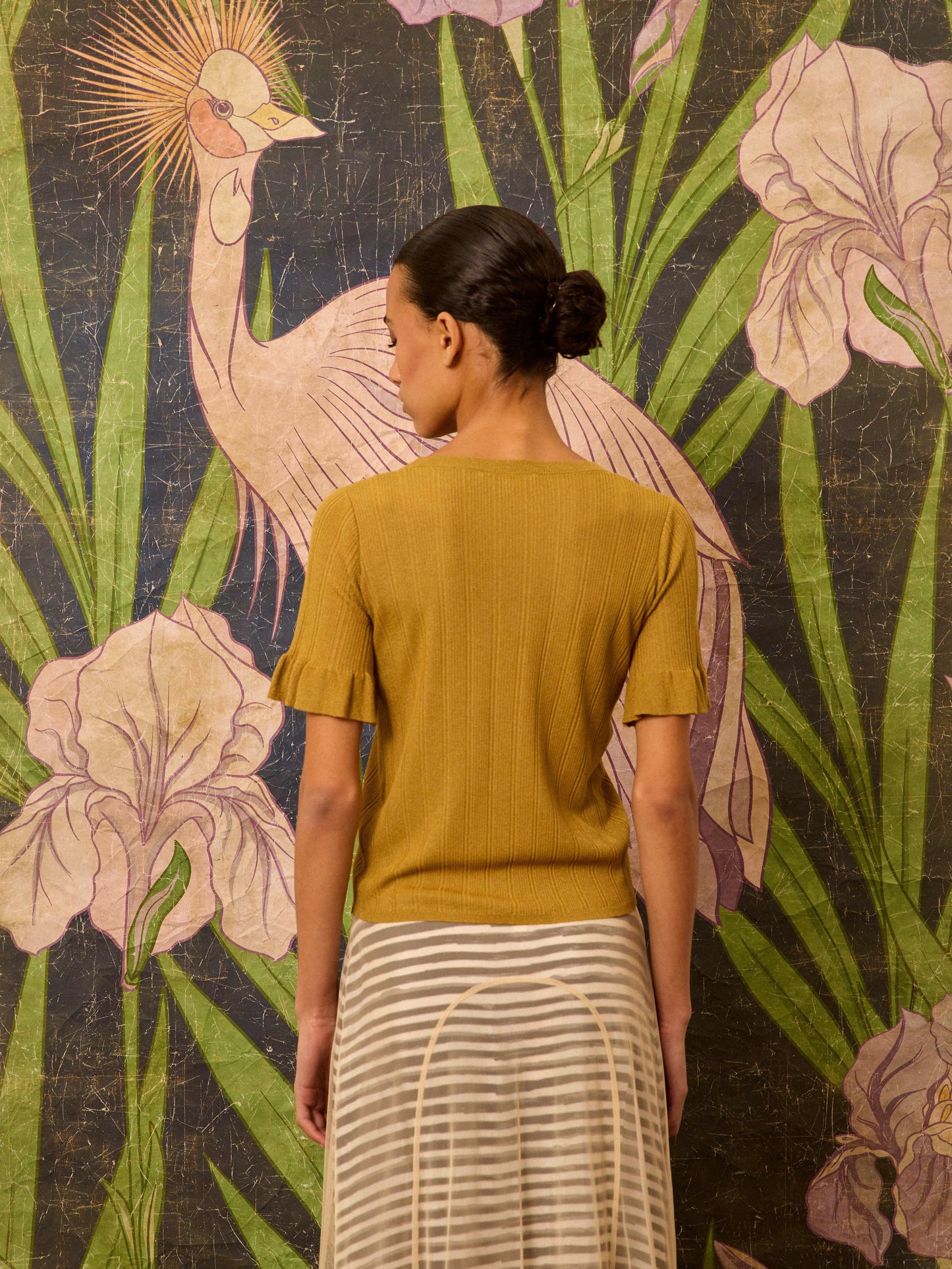 Jersey de pico verde oliva