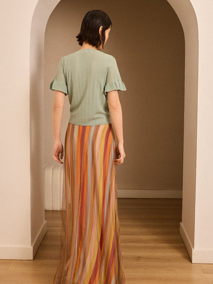 Jersey de pico verde agua