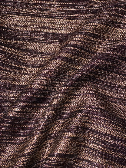 Falda violeta metalizada