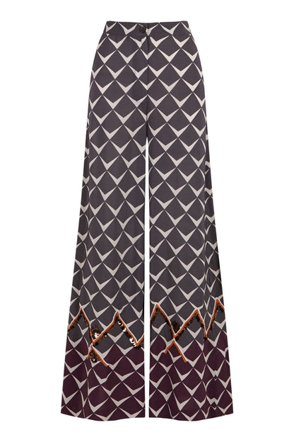 Pantalón greca antracita