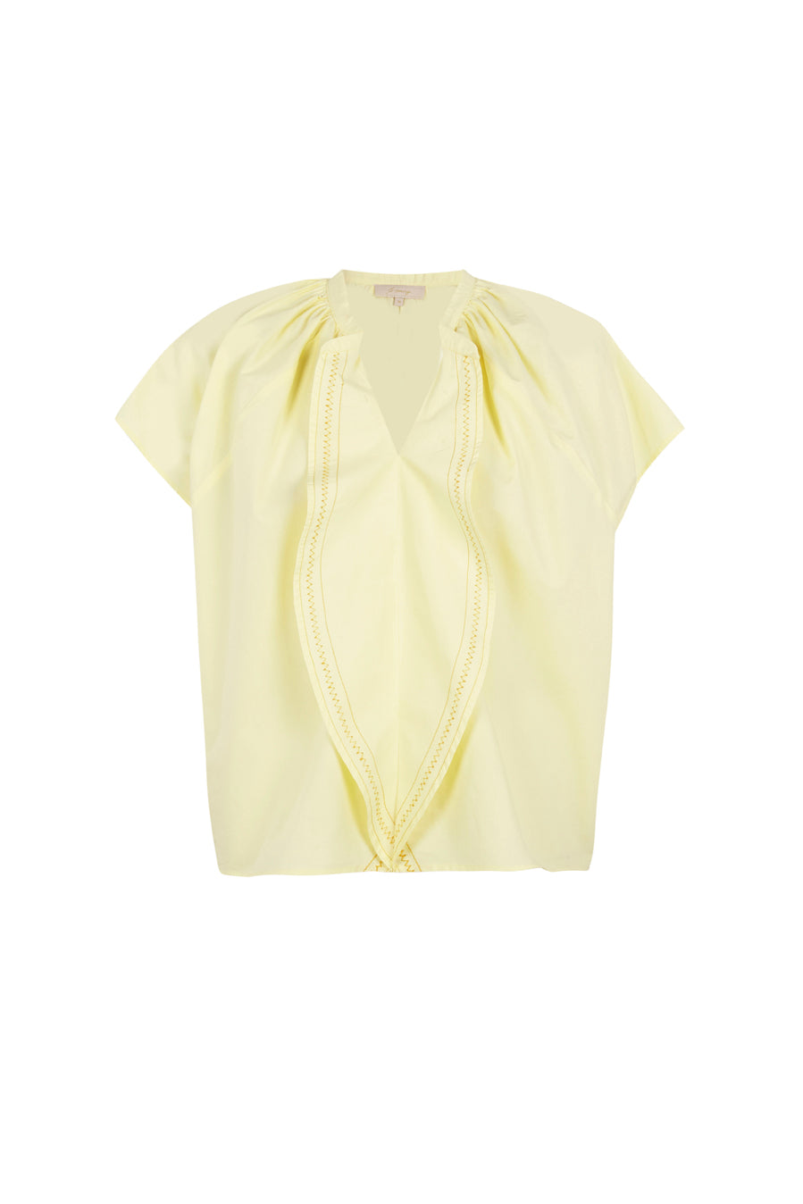 Blusa popelín amarilla