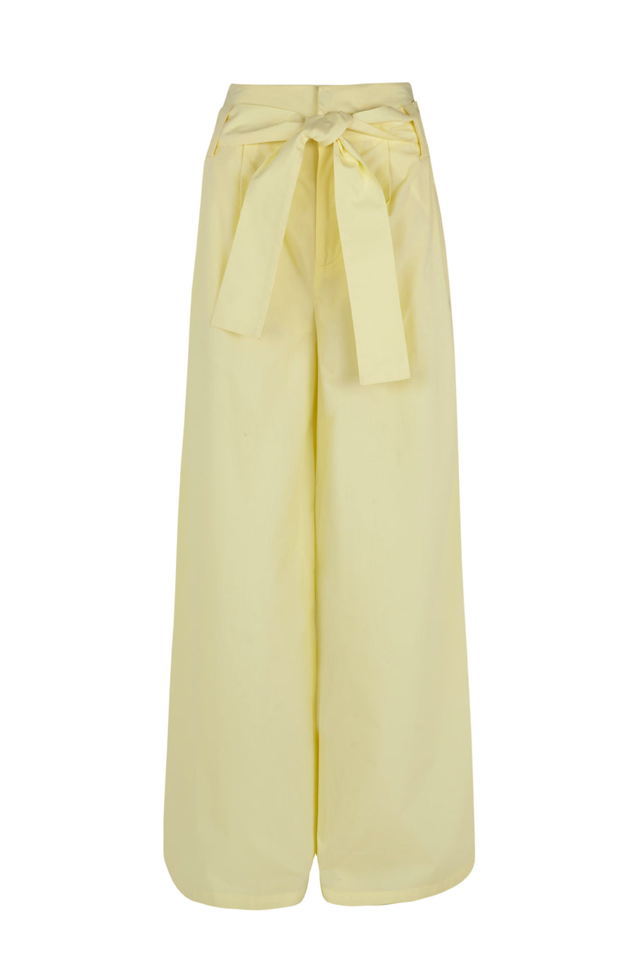 Pantalón de popelín amarillo