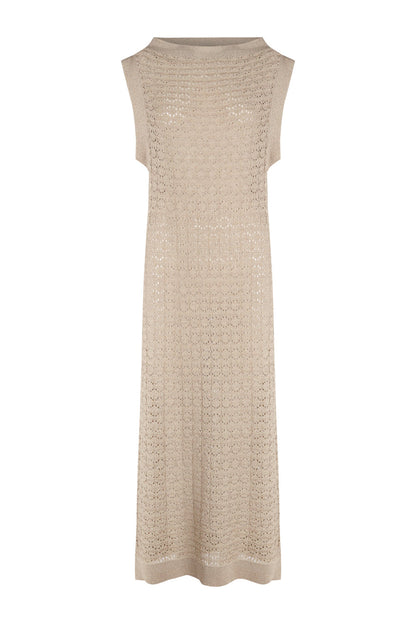 Vestido calado piedra