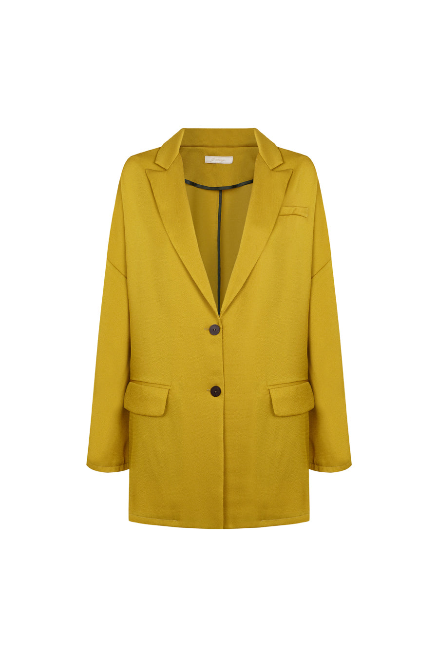 Blazer satinada pistacho