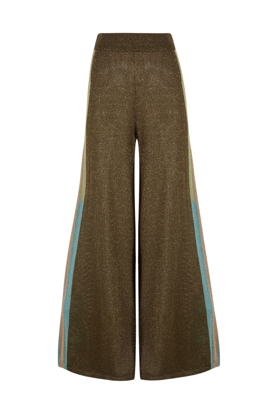 Pantalón lurex kaki