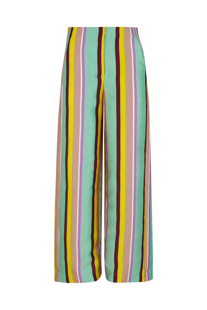 Pantalón rayas verdes