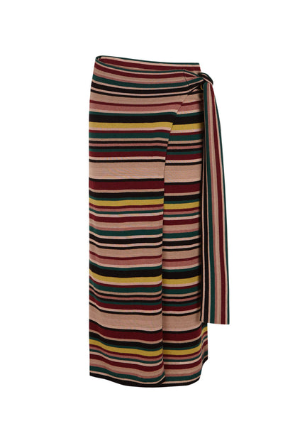 Falda pareo multirayas