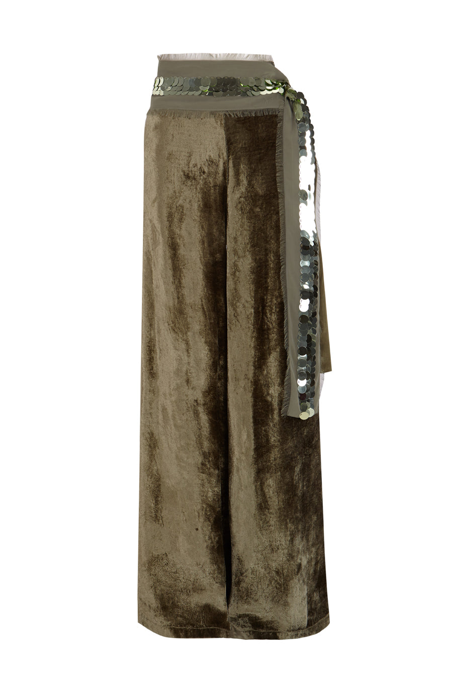 Pantalón de terciopelo verde